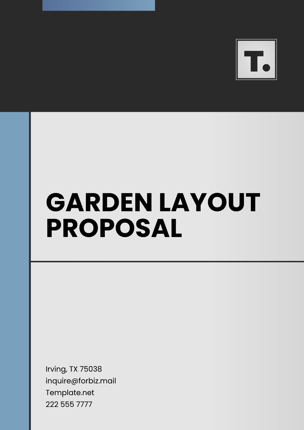 Garden Layout Proposal Template - Edit Online & Download