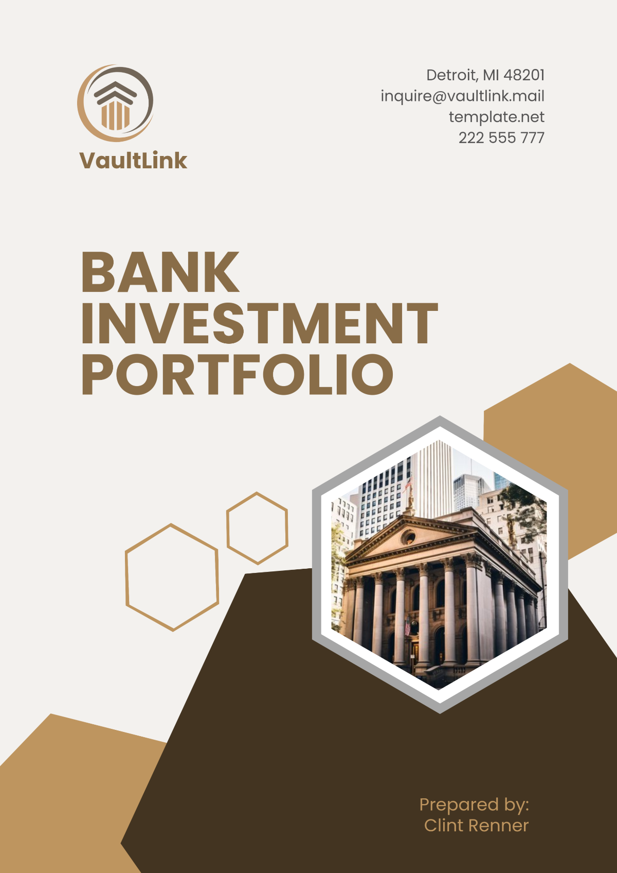 Bank Investment Portfolio Template - Edit Online & Download