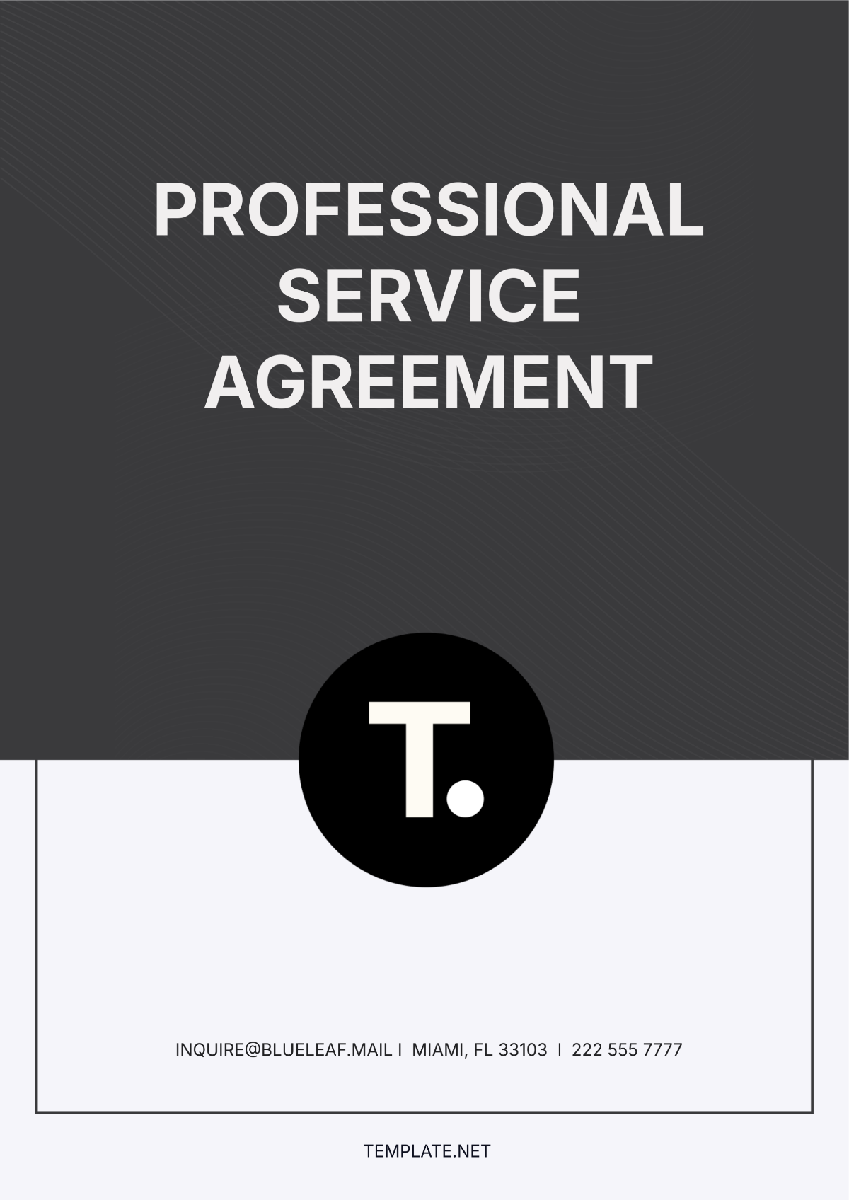 Professional Service Agreement Template - Edit Online & Download