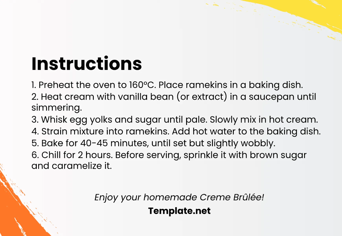 Free Chef Recipe Card Template to Edit Online