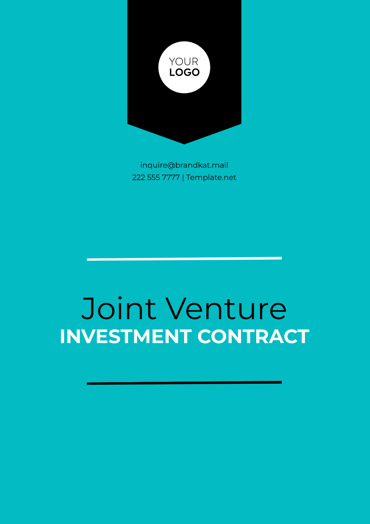 Joint Venture Investment Contract Template - Edit Online & Download