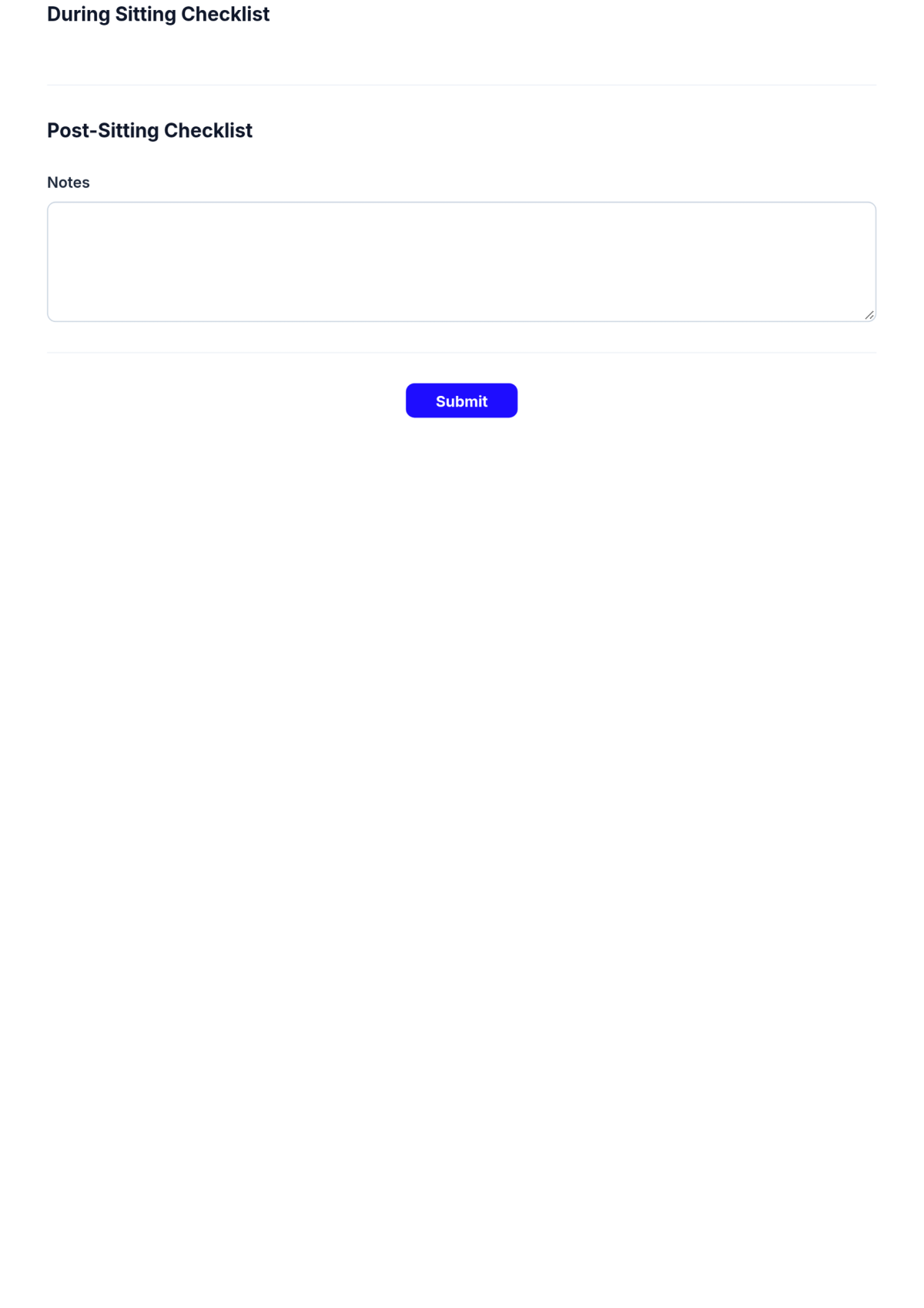 Free Baby Sitting Checklist Form Template & AI Maker
