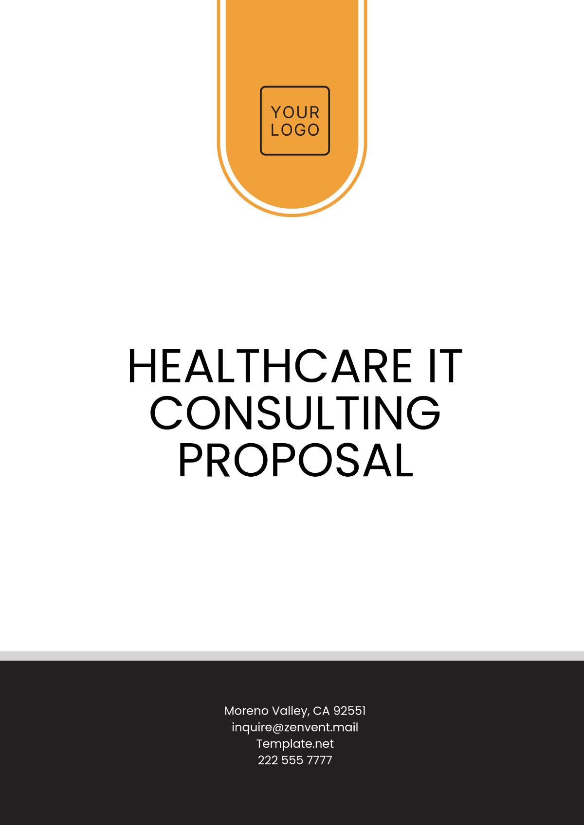 Healthcare IT Consulting Proposal Template - Edit Online & Download