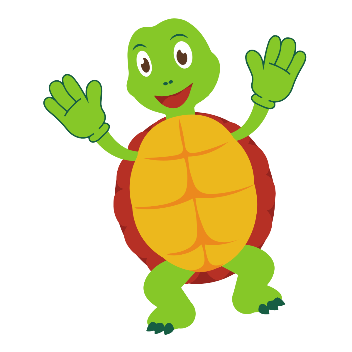 Free Cartoon Turtle Clipart Template - Edit Online & Download