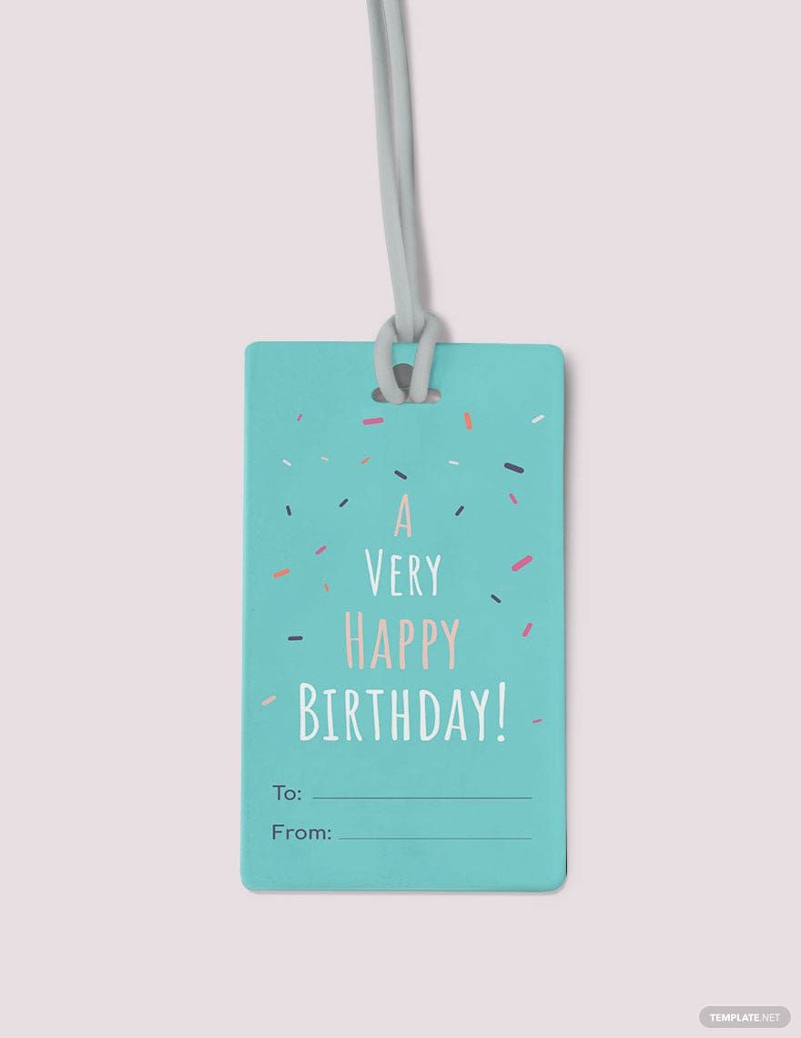 Free Simple Gift Tag Template