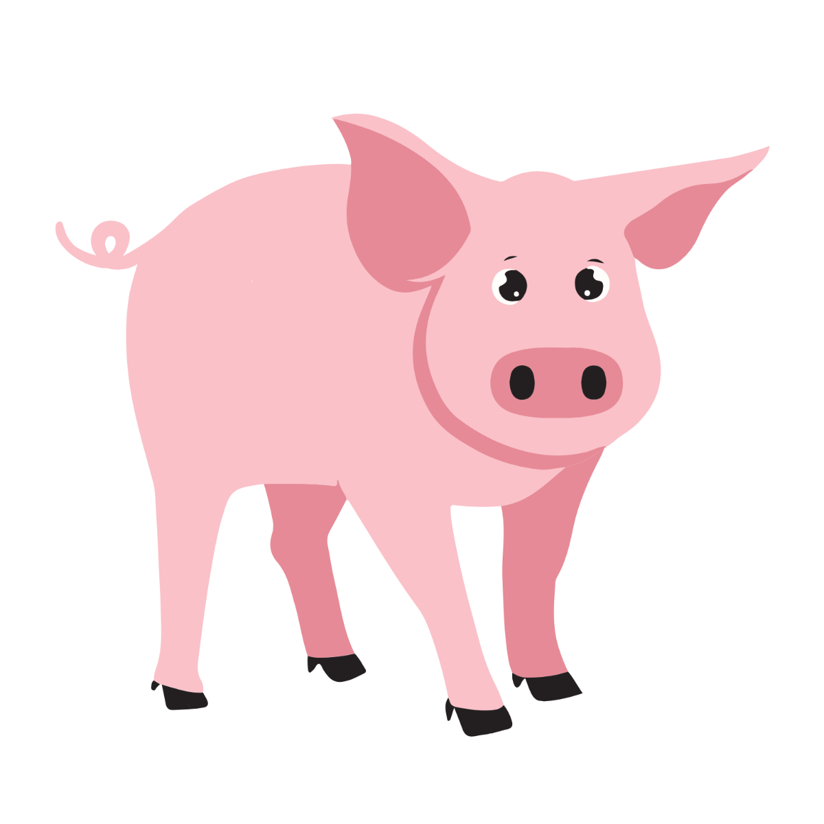 Farm Pig Clipart