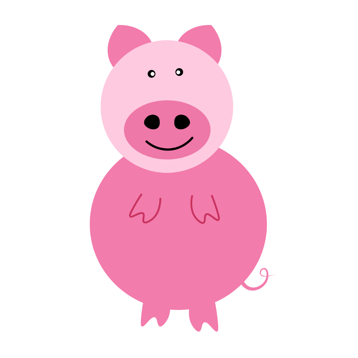 Baby Pig Clipart