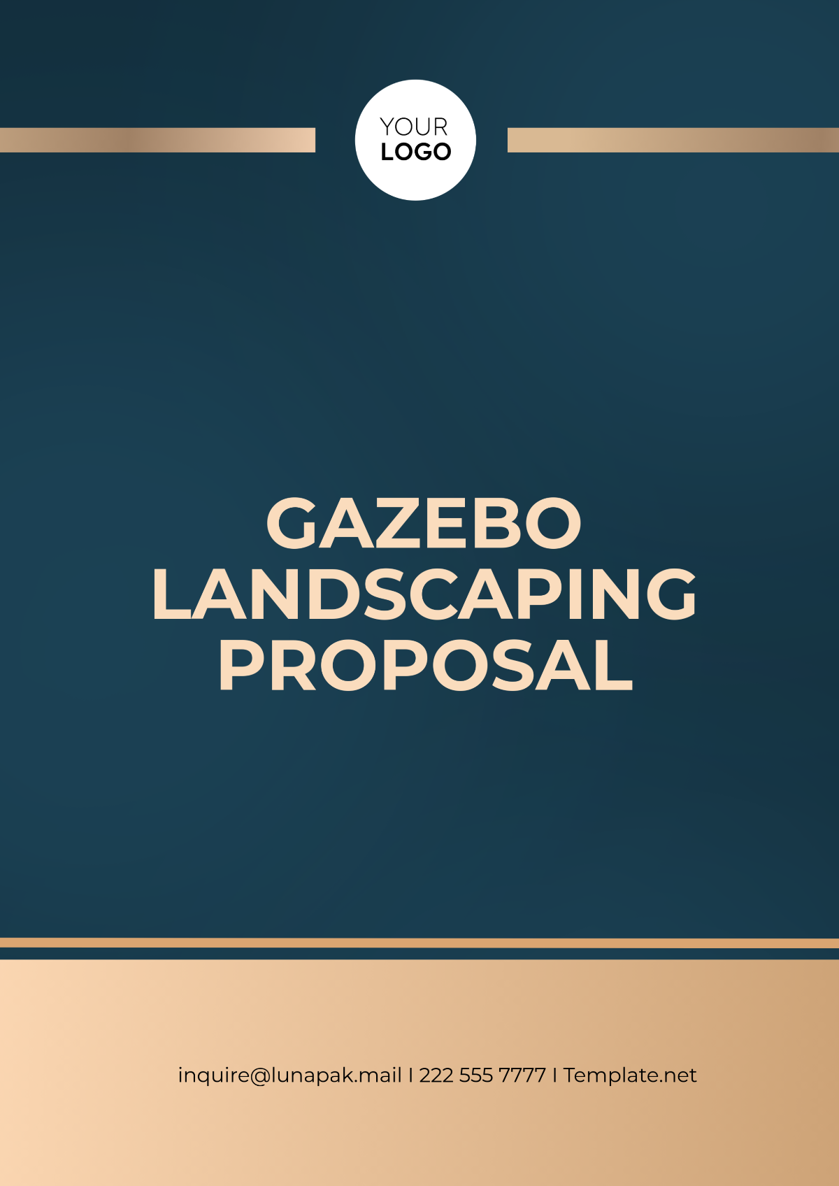 Gazebo Landscaping Proposal Template - Edit Online & Download