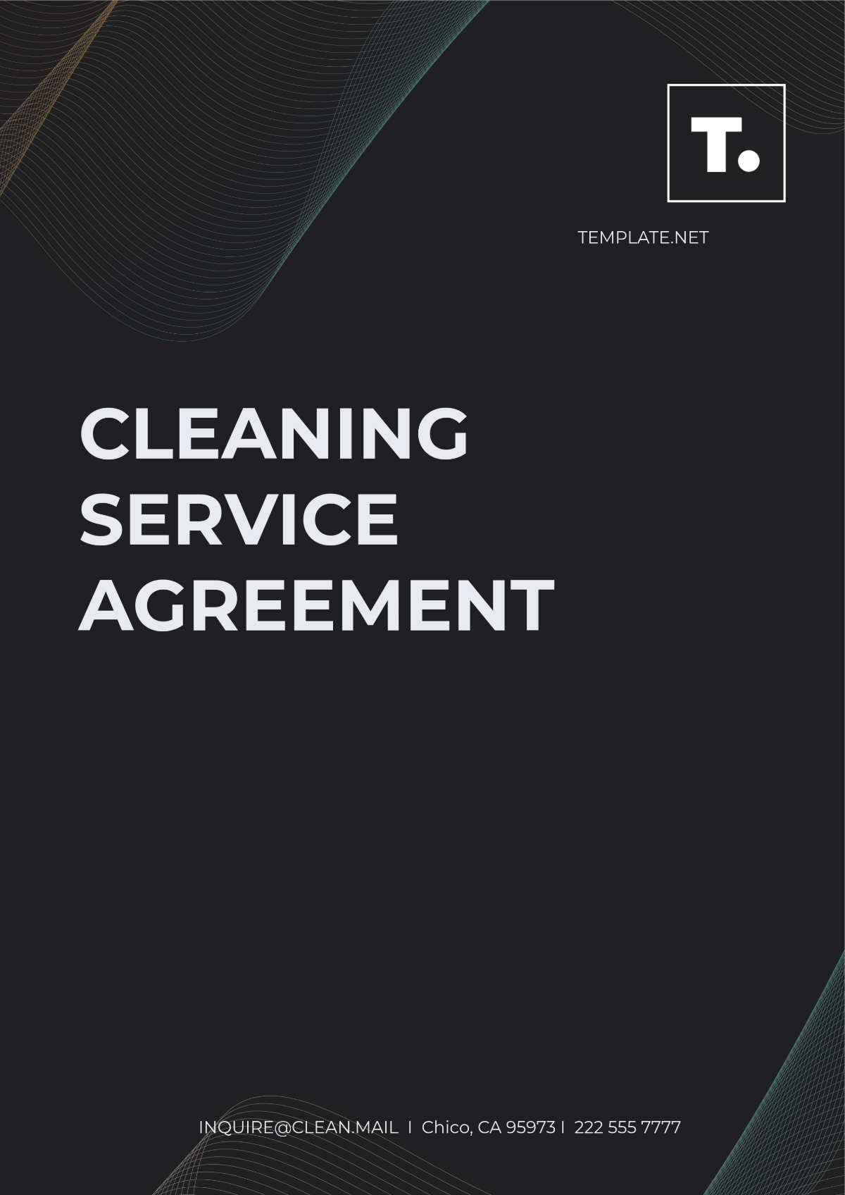 Cleaning Service Agreement Template - Edit Online & Download