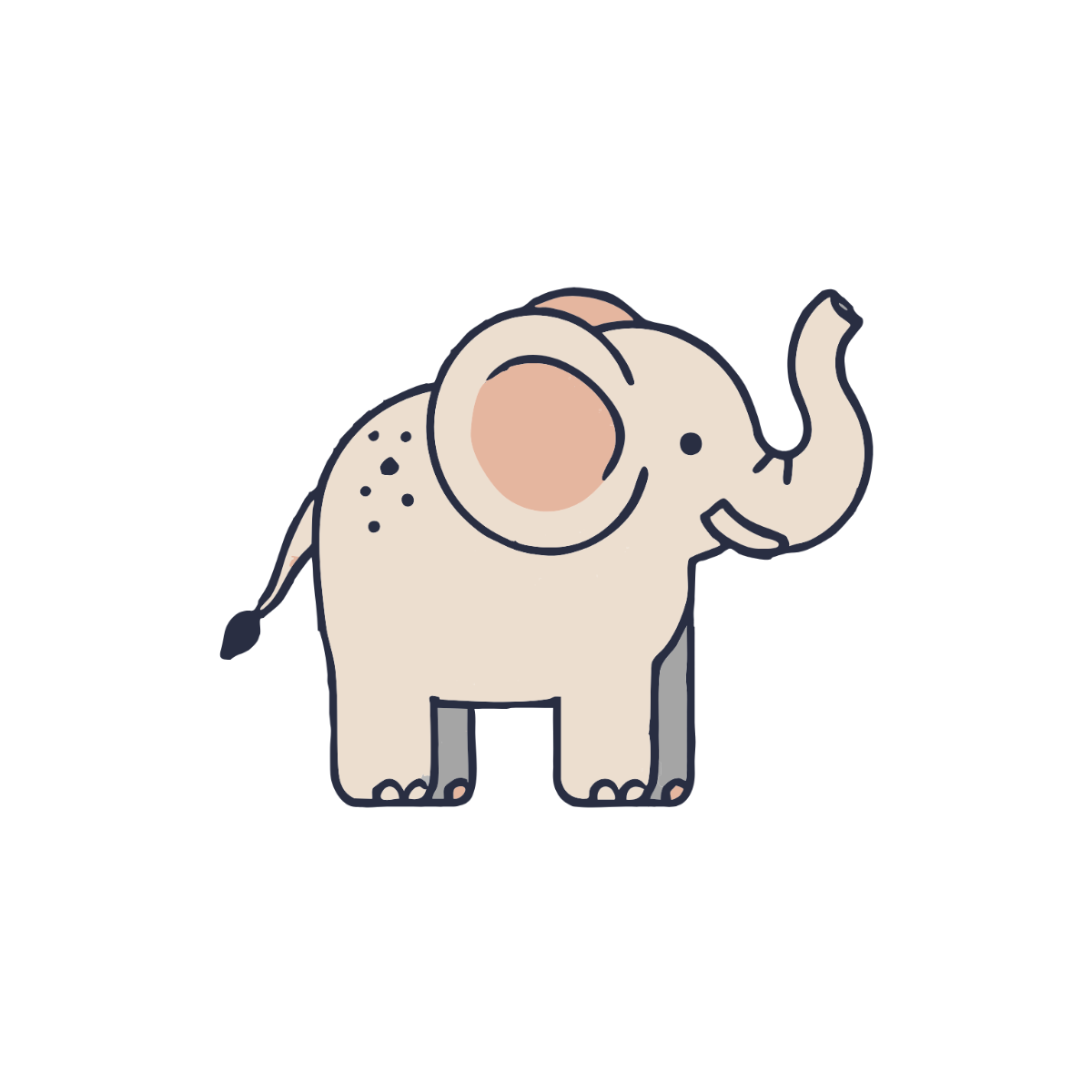 Free Transparent Elephant Clipart Template - Edit Online & Download