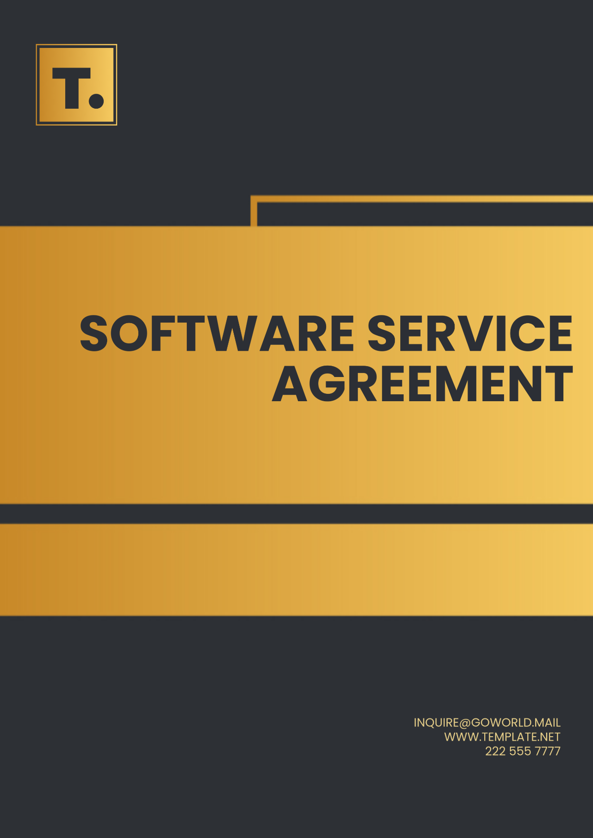 Software Service Agreement Template - Edit Online & Download