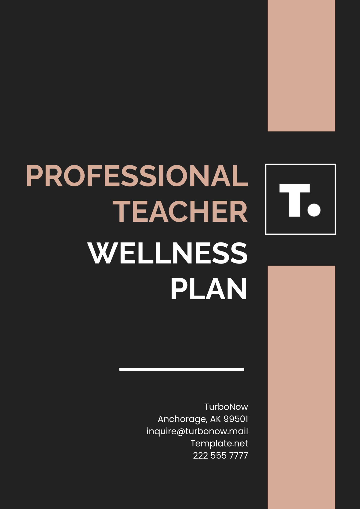 Professional Teacher Wellness Plan Template - Edit Online & Download