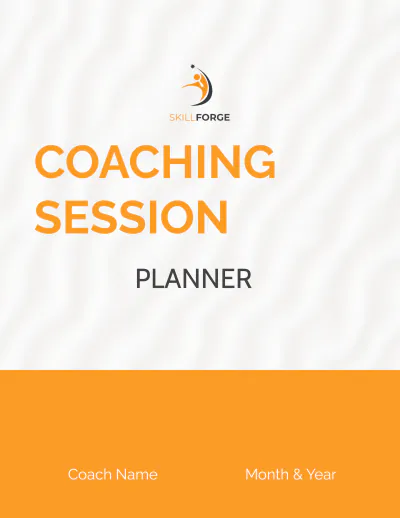 Free Coaching Session Planner Template to Edit Online