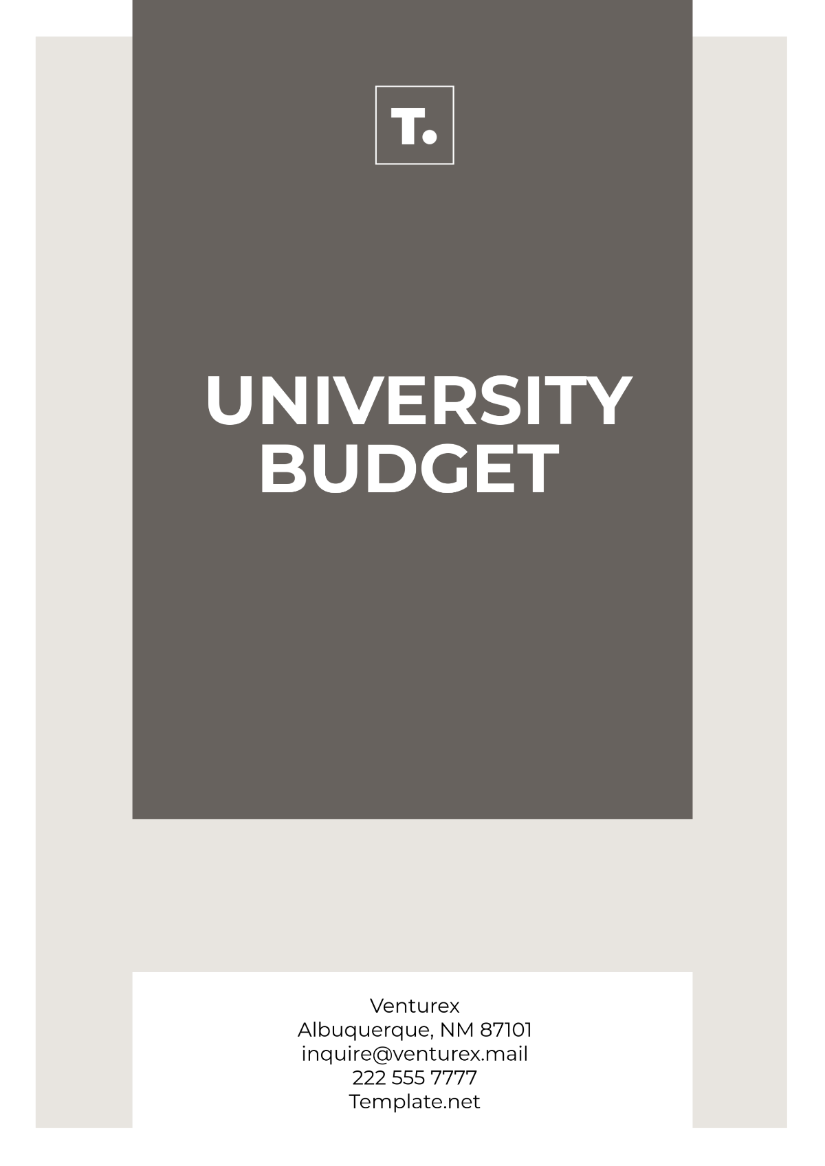 University Budget Template - Edit Online & Download