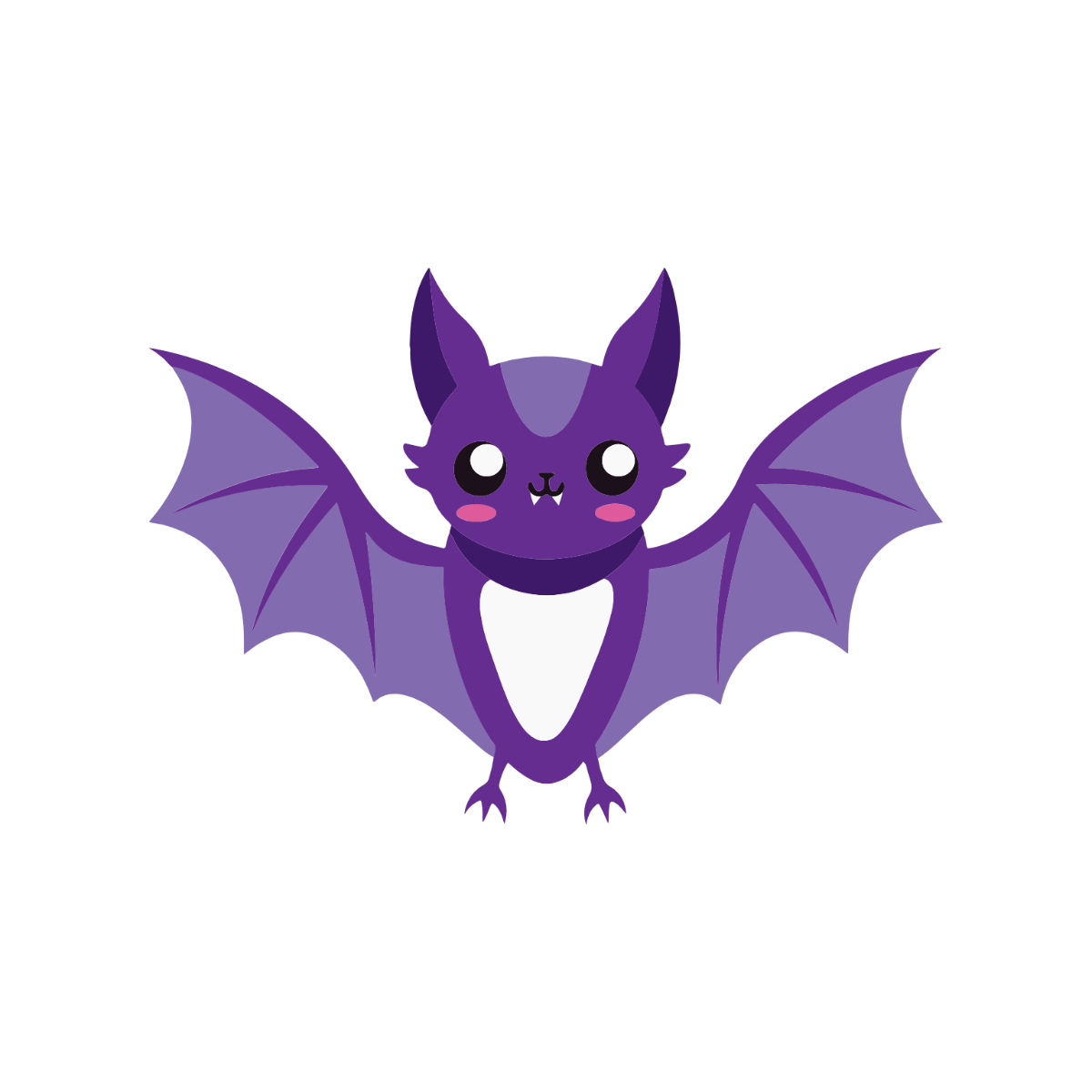 Free Cute Bat Clipart Template - Edit Online & Download