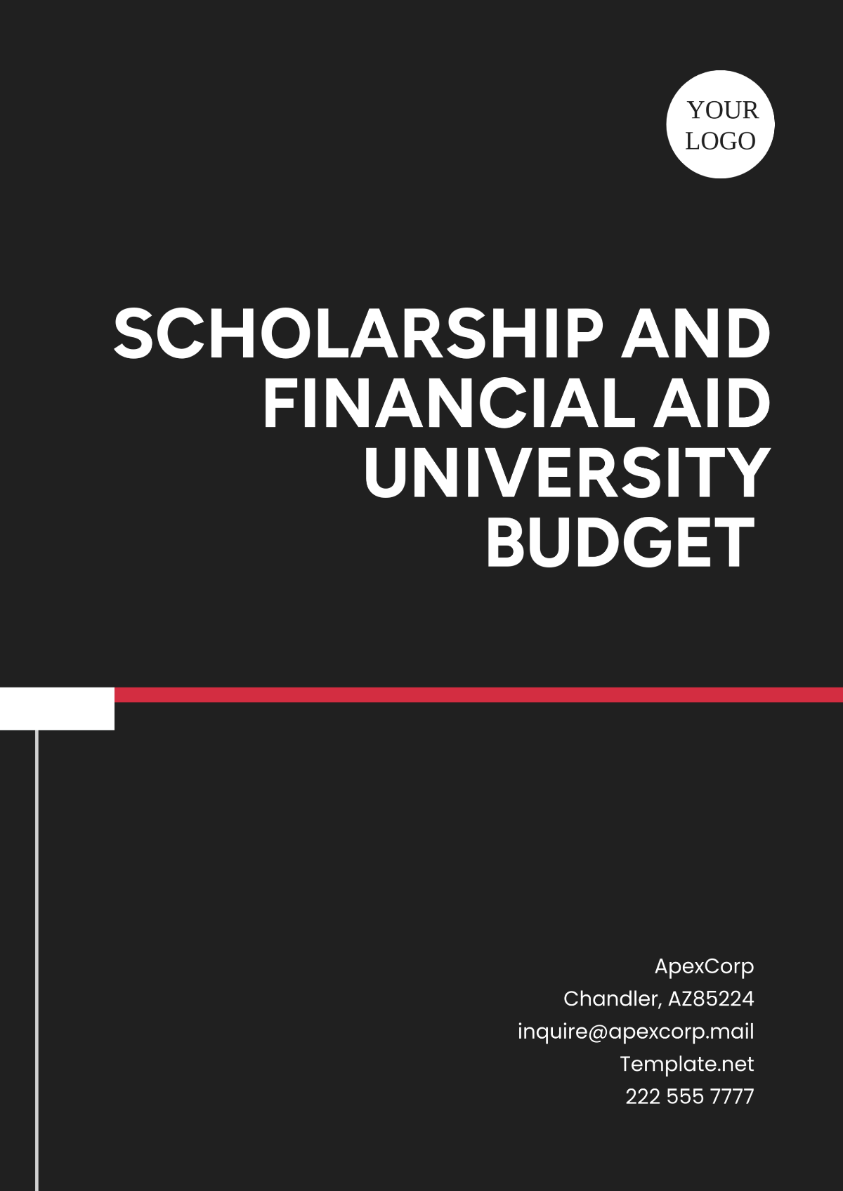 Scholarship and Financial Aid University Budget Template - Edit Online & Download