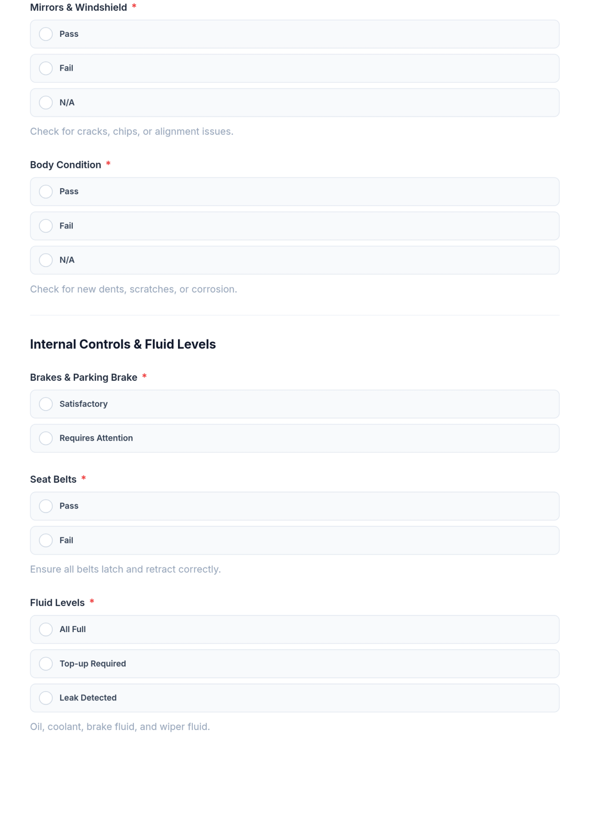 Free Monthly Vehicle Inspection Checklist Template & AI Maker Free Monthly Vehicle Inspection Checklist Template & AI Maker