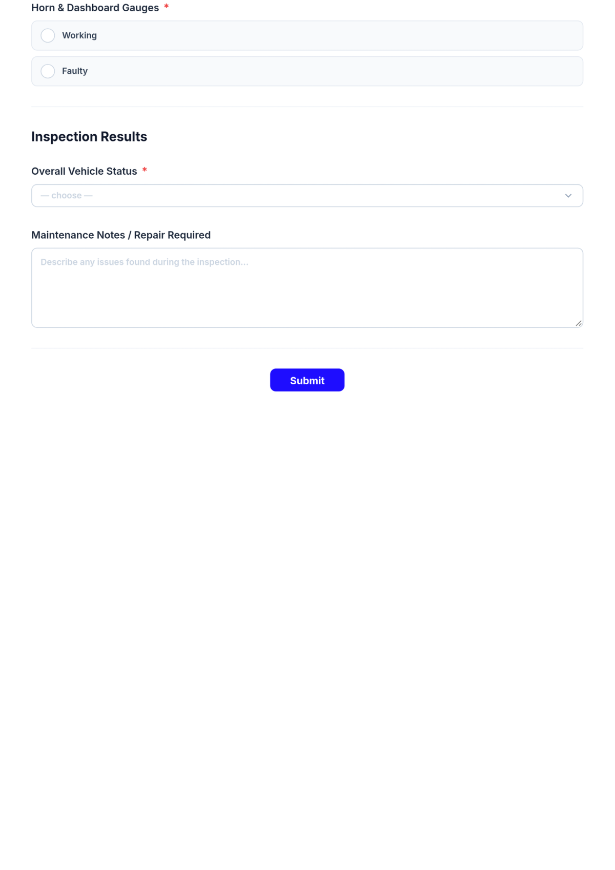 Free Monthly Vehicle Inspection Checklist Template & AI Maker Free Monthly Vehicle Inspection Checklist Template & AI Maker