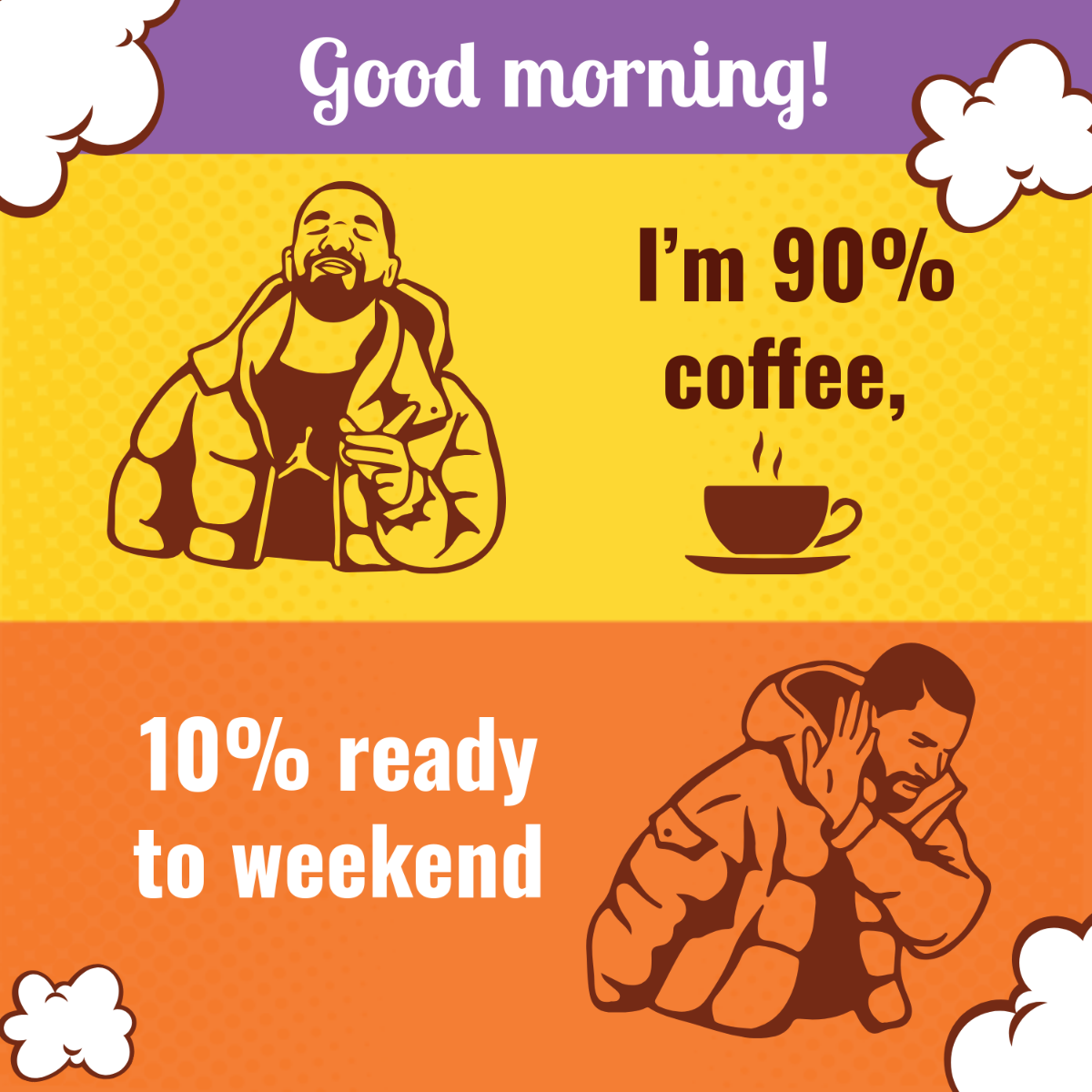 Funny Good Morning Saturday Template - Edit Online & Download