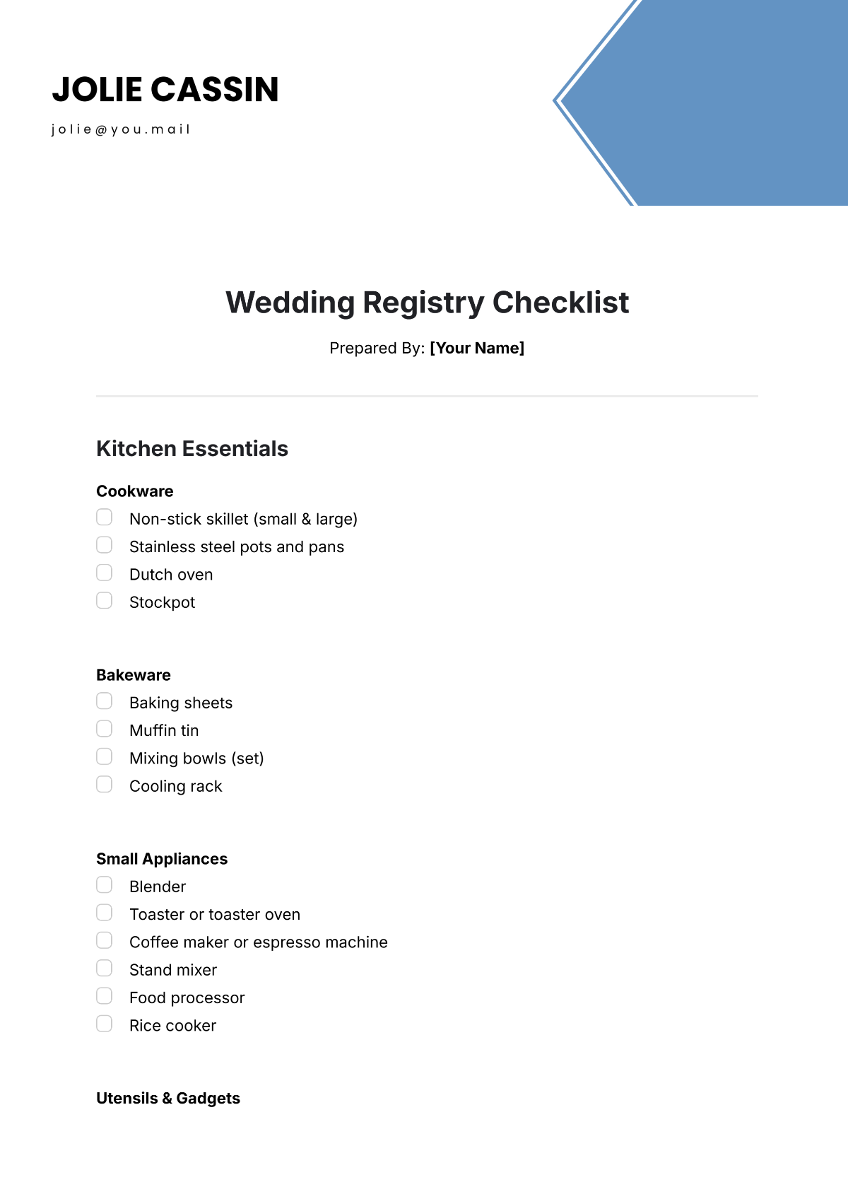 Free Wedding Registry Checklist Template To Edit Online Free Wedding Registry Checklist Template To Edit Online