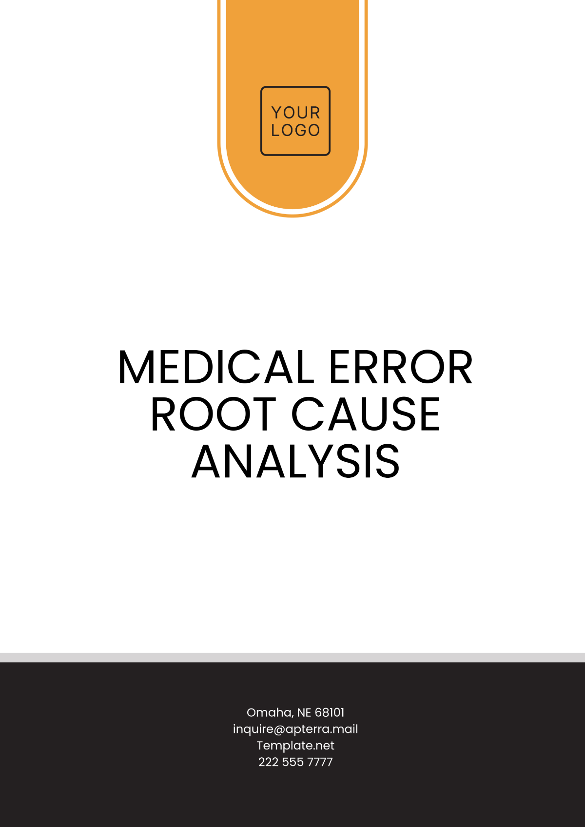 Free Medical Error Root Cause Analysis Template