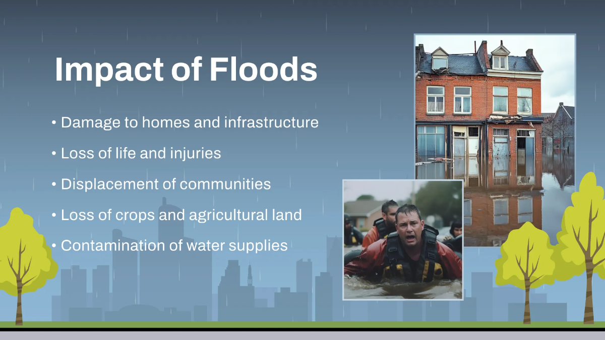 Free Floods Presentation Template to Edit Online