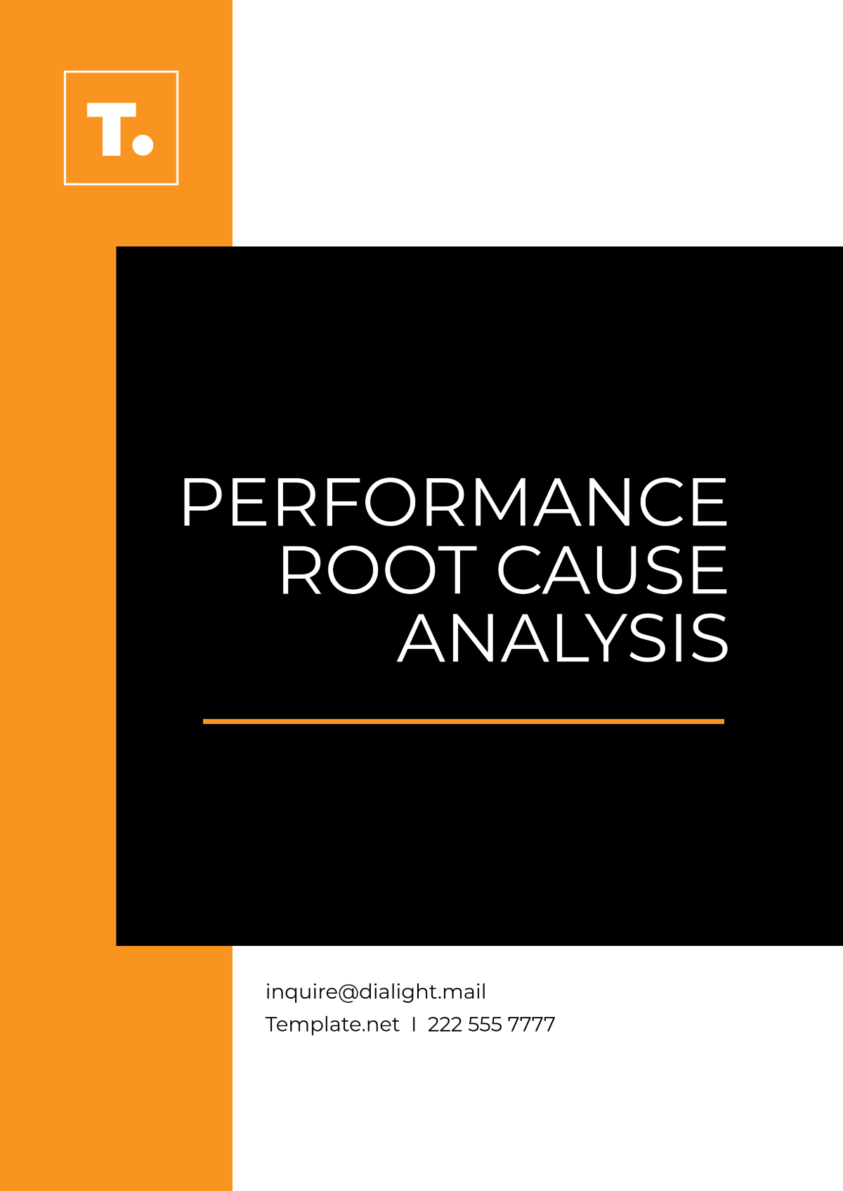 Free Performance Root Cause Analysis Template