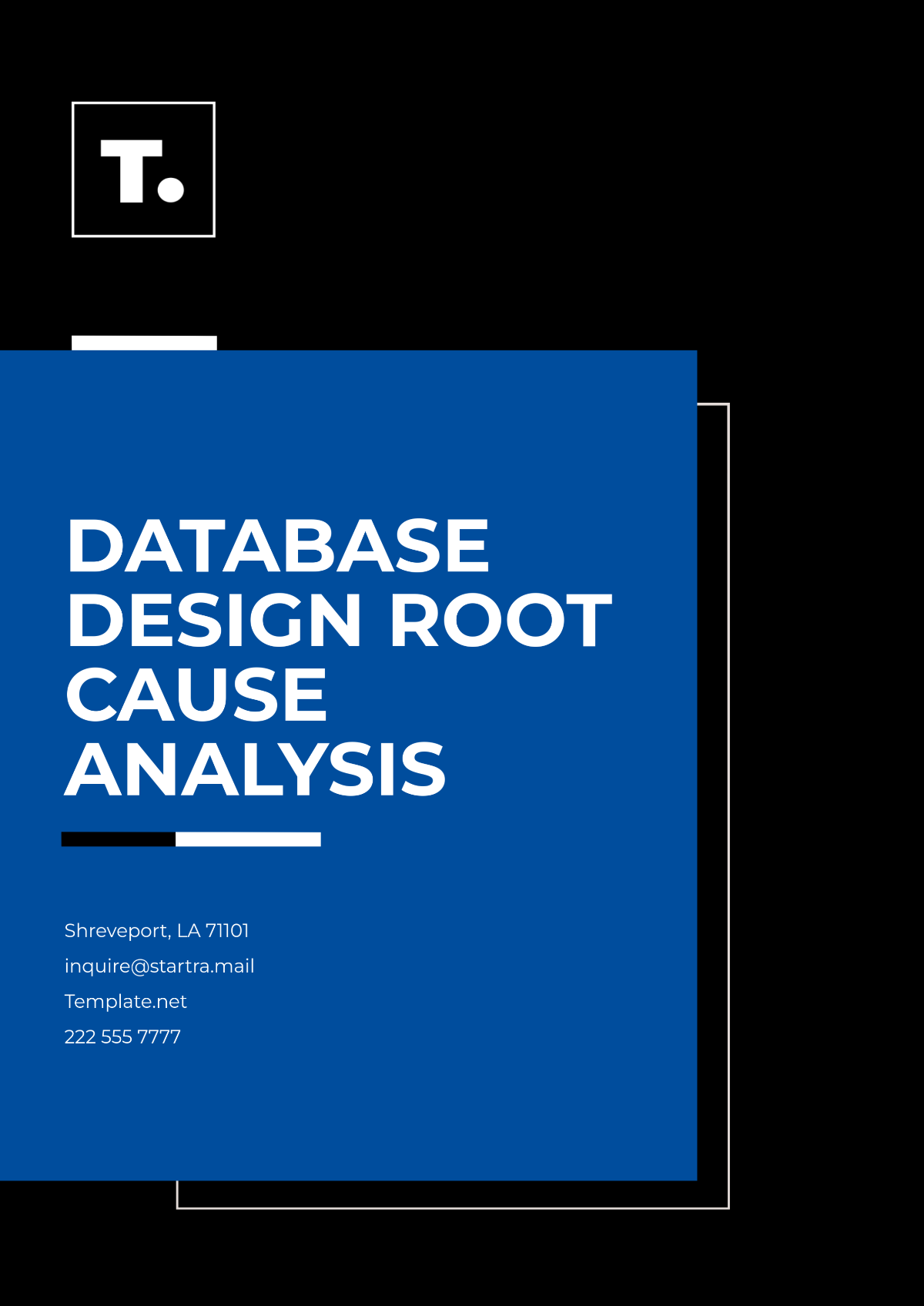 Database Design Root Cause Analysis Template - Edit Online & Download