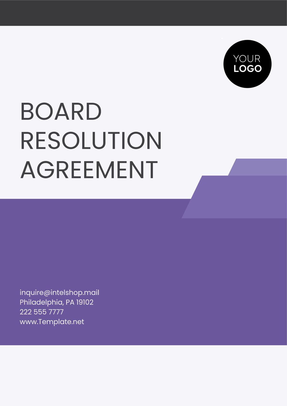 Board Resolution Agreement Template - Edit Online & Download