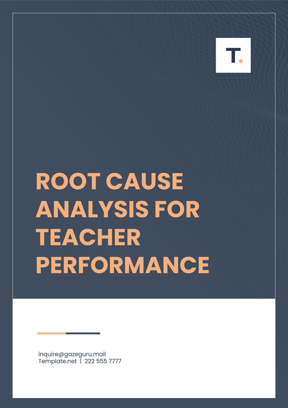 Free Root Cause Analysis for Teacher Performance Template