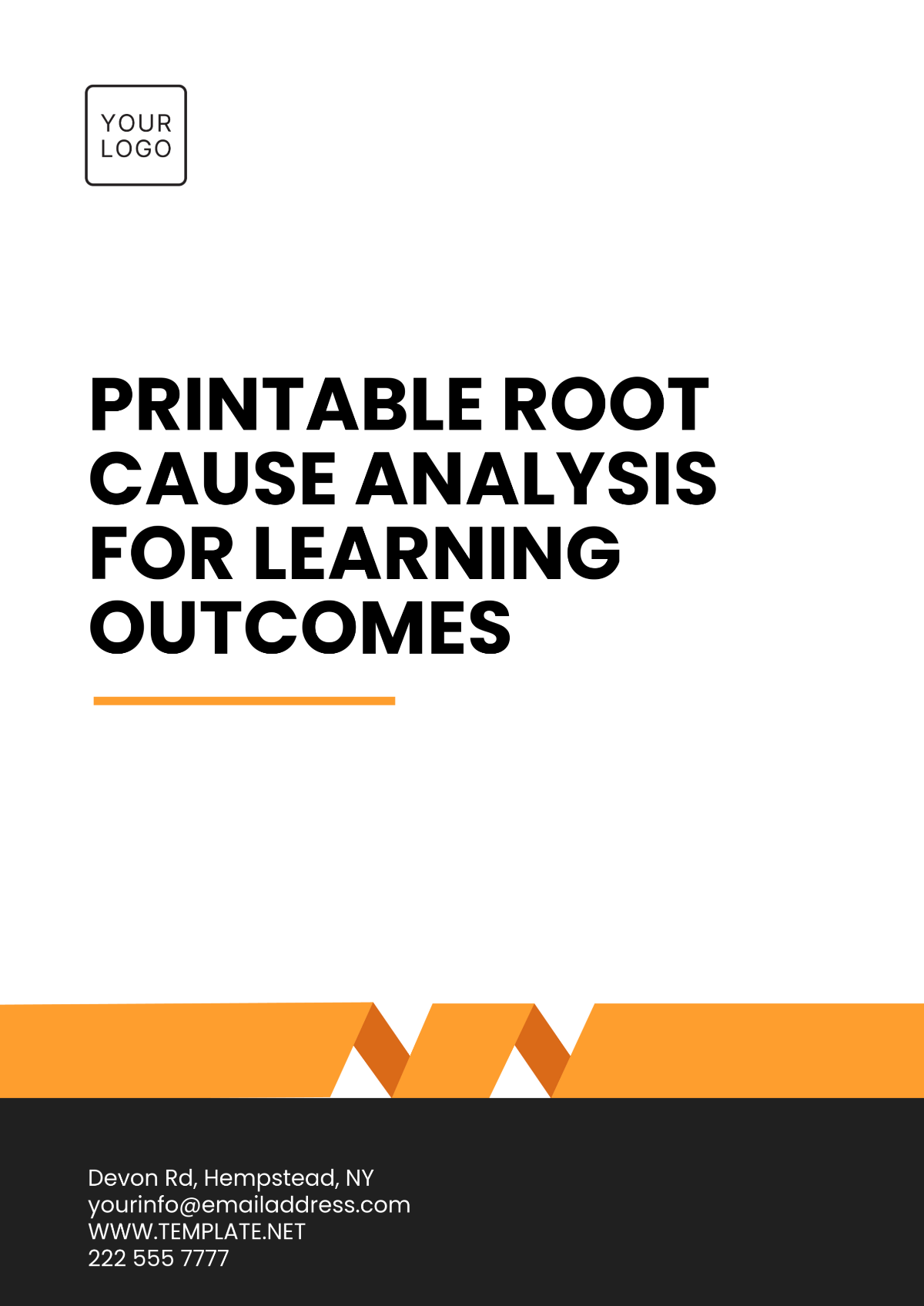 Printable Root Cause Analysis for Learning Outcomes Template - Edit Online & Download