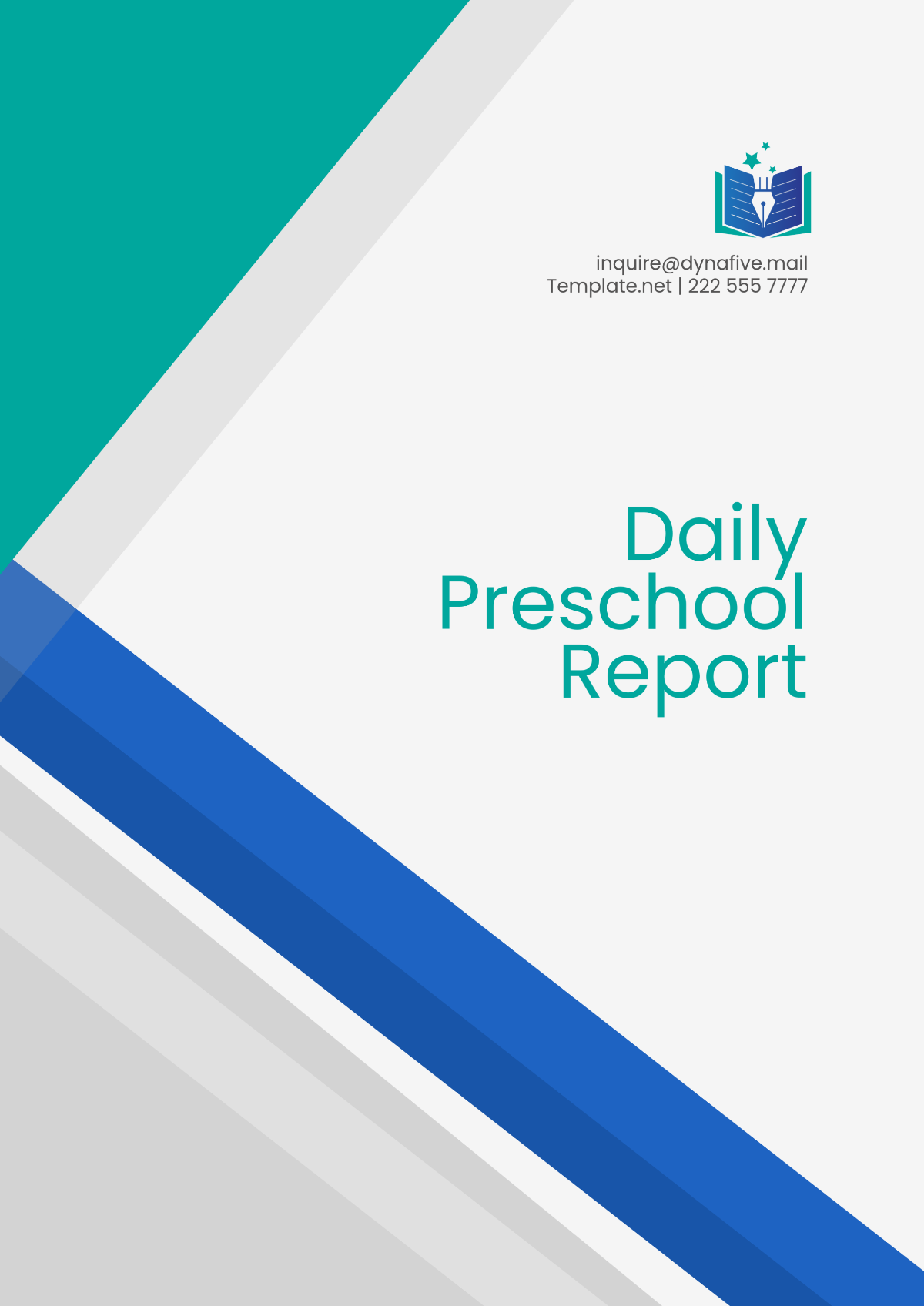 Printable Daily Preschool Report Template - Edit Online & Download