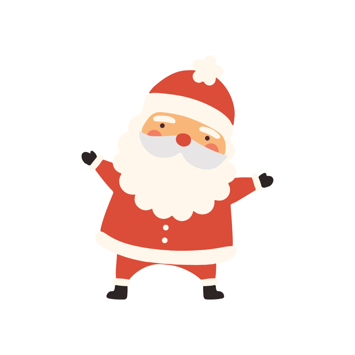 Simple Santa Clipart