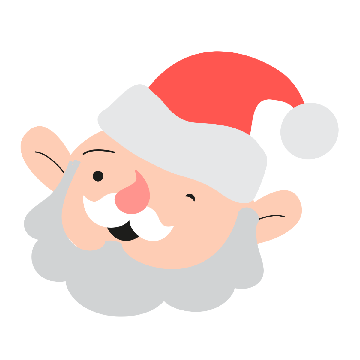 Free Funny Santa Clipart Template - Edit Online & Download