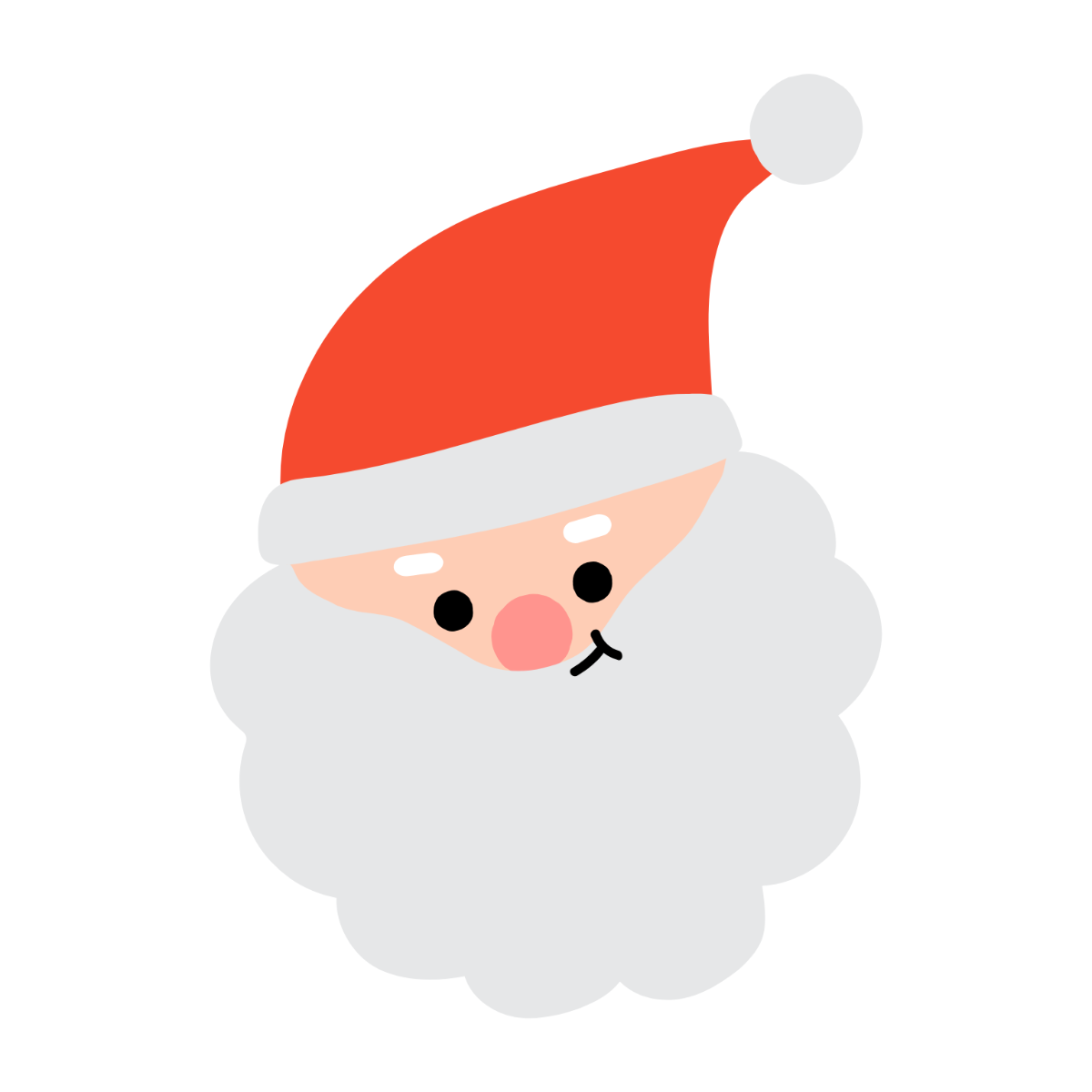 Free Cute Santa Clipart Template - Edit Online & Download