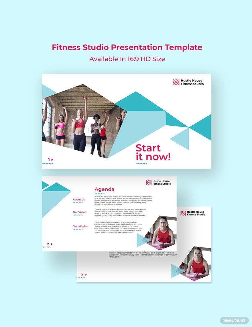 Fitness Studio Presentation Template