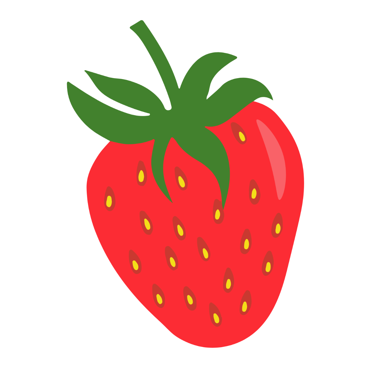 Colorful Strawberry Clipart - Edit Online | Template.net