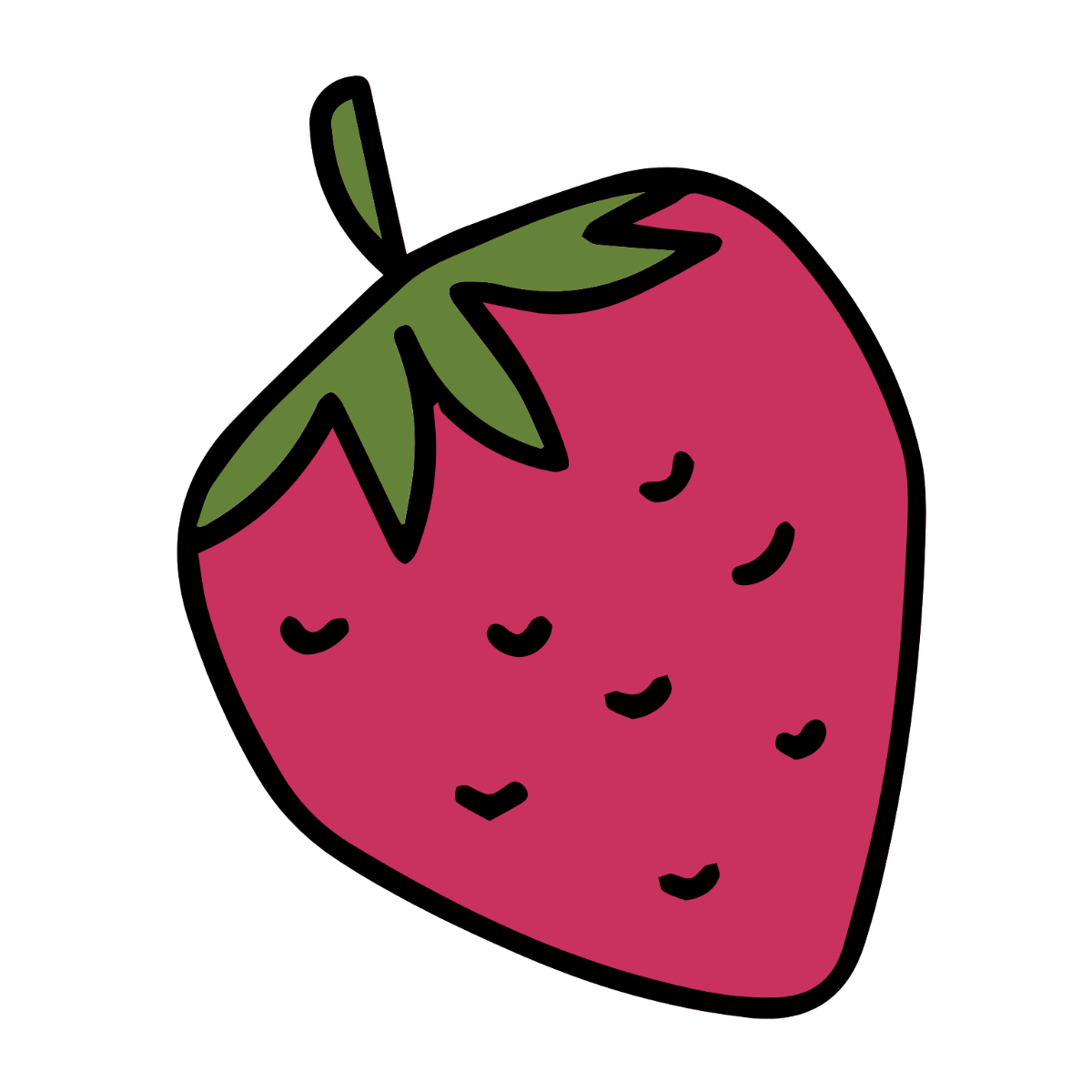 Transparent Strawberry Clipart - Edit Online | Template.net