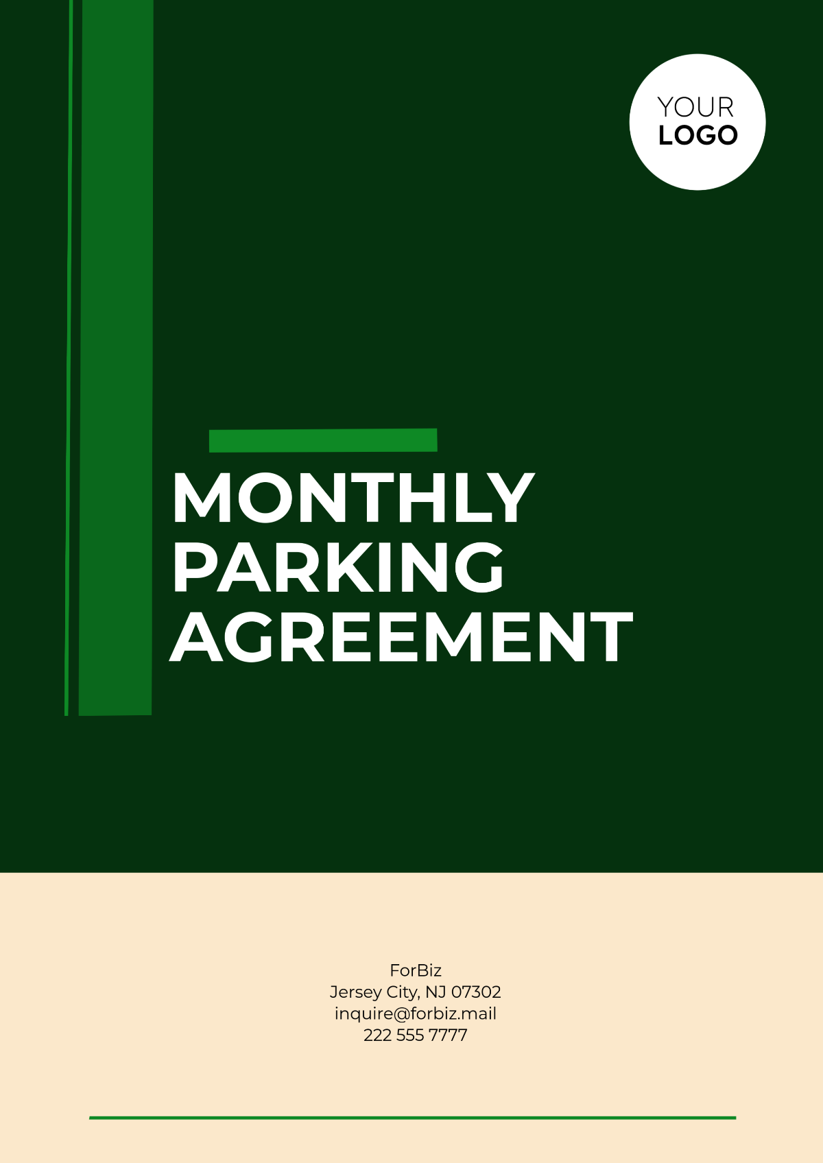 Monthly Parking Agreement Template - Edit Online & Download