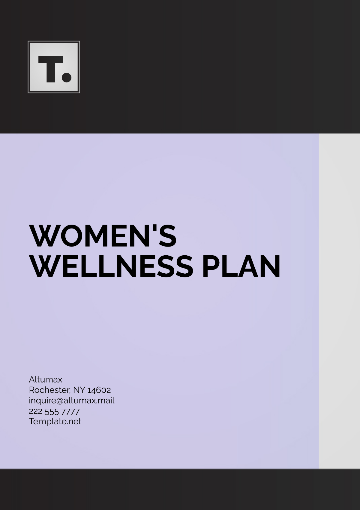 Women’s Wellness Plan Template - Edit Online & Download