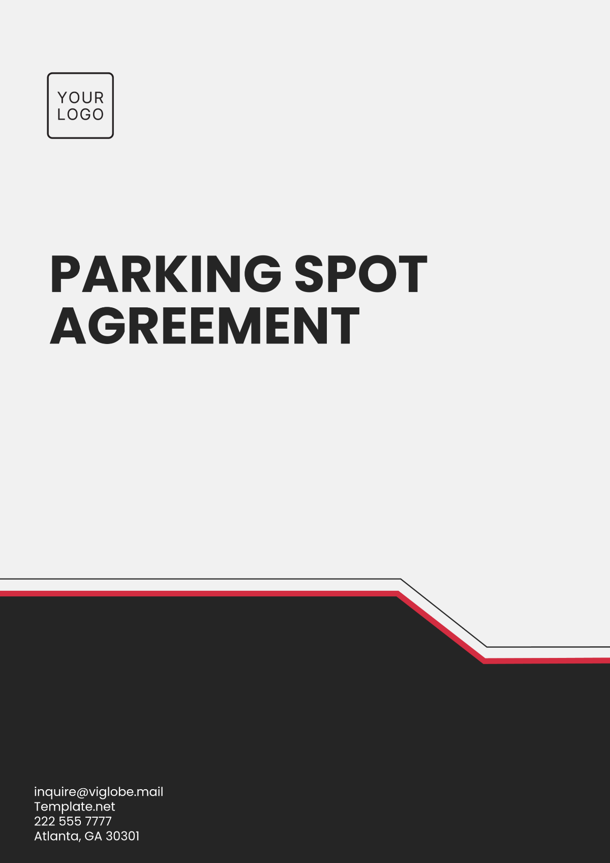 Parking Spot Agreement Template - Edit Online & Download