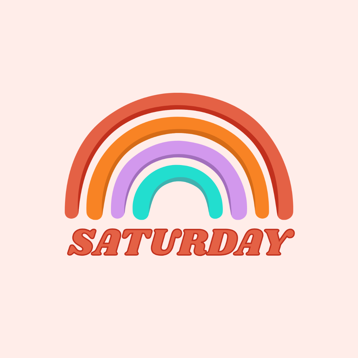 Free Saturday Clipart Template to Edit Online