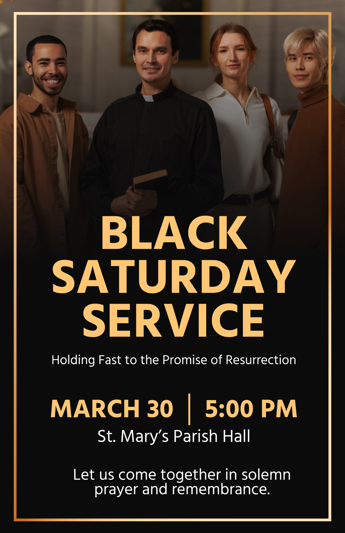 Free Black Saturday Poster Template - Edit Online & Download