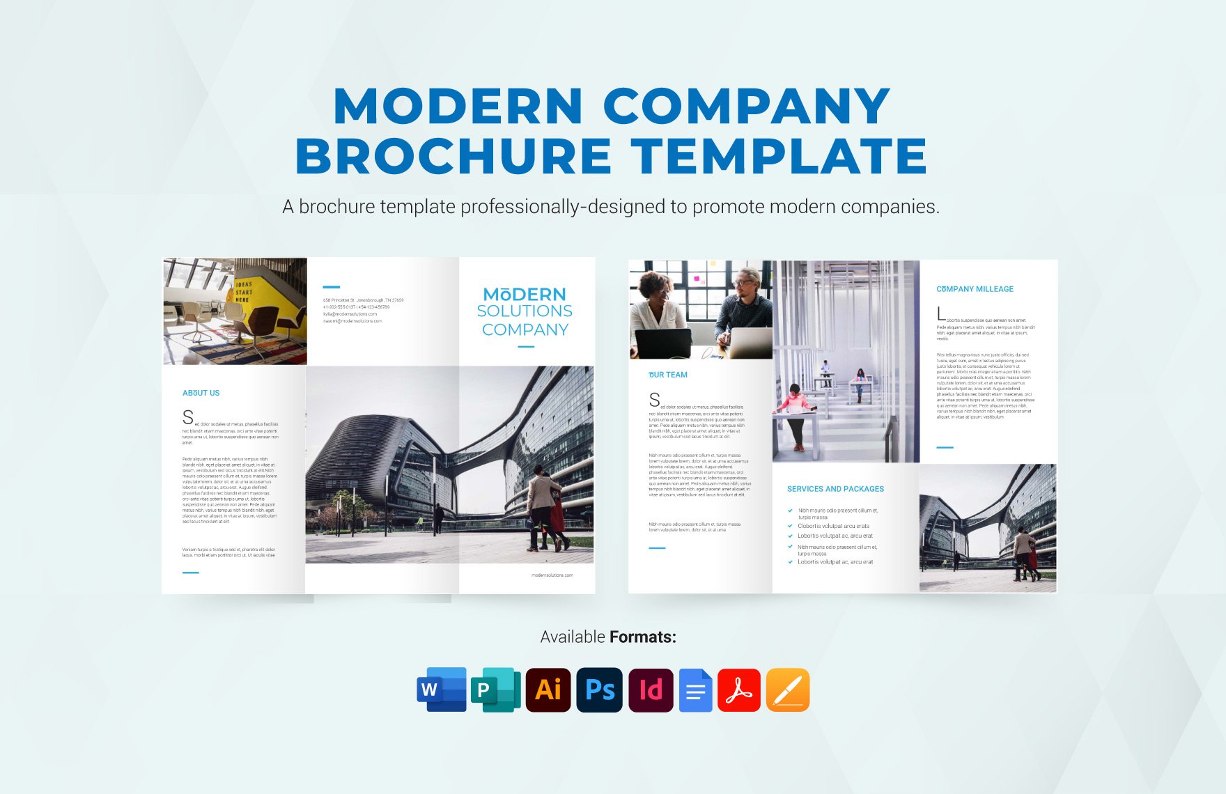 Modern Company Brochure Template