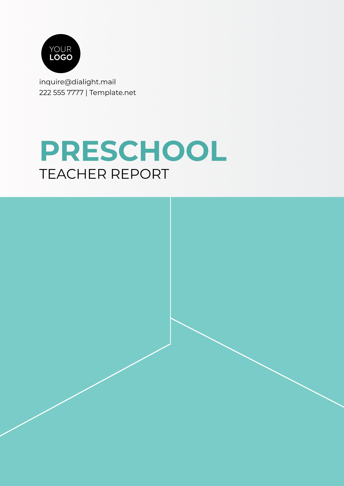 Preschool Teacher Report Template - Edit Online & Download