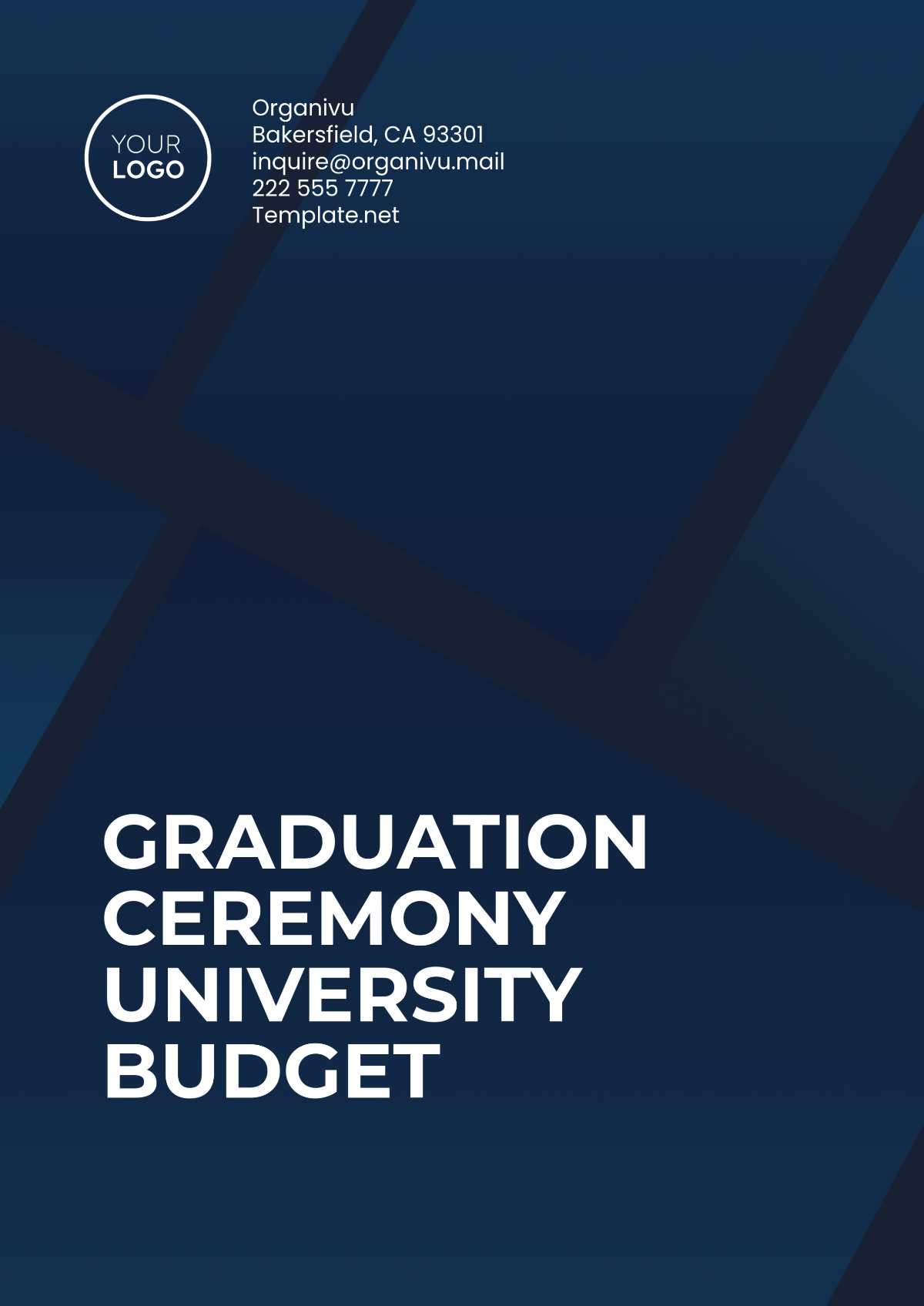 Graduation Ceremony University  Budget Template - Edit Online & Download