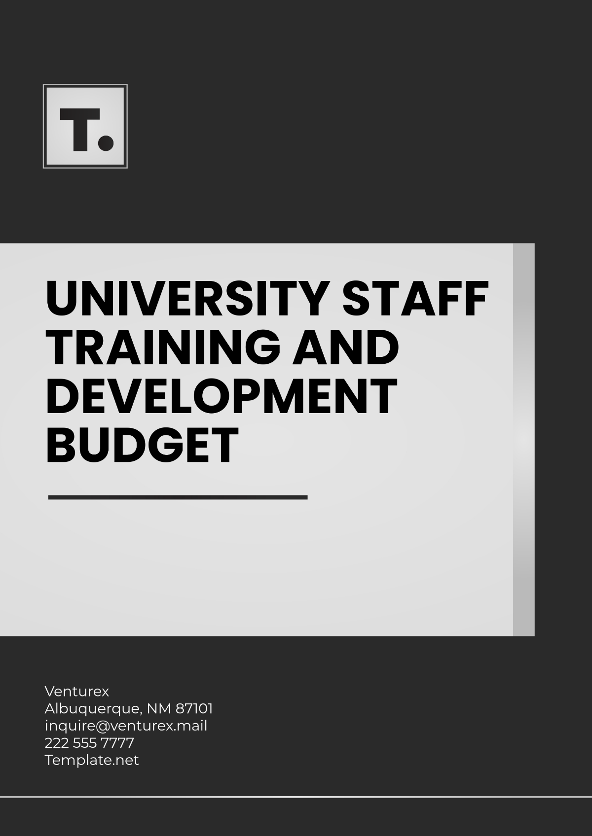 University Staff Training and Development Budget Template - Edit Online & Download