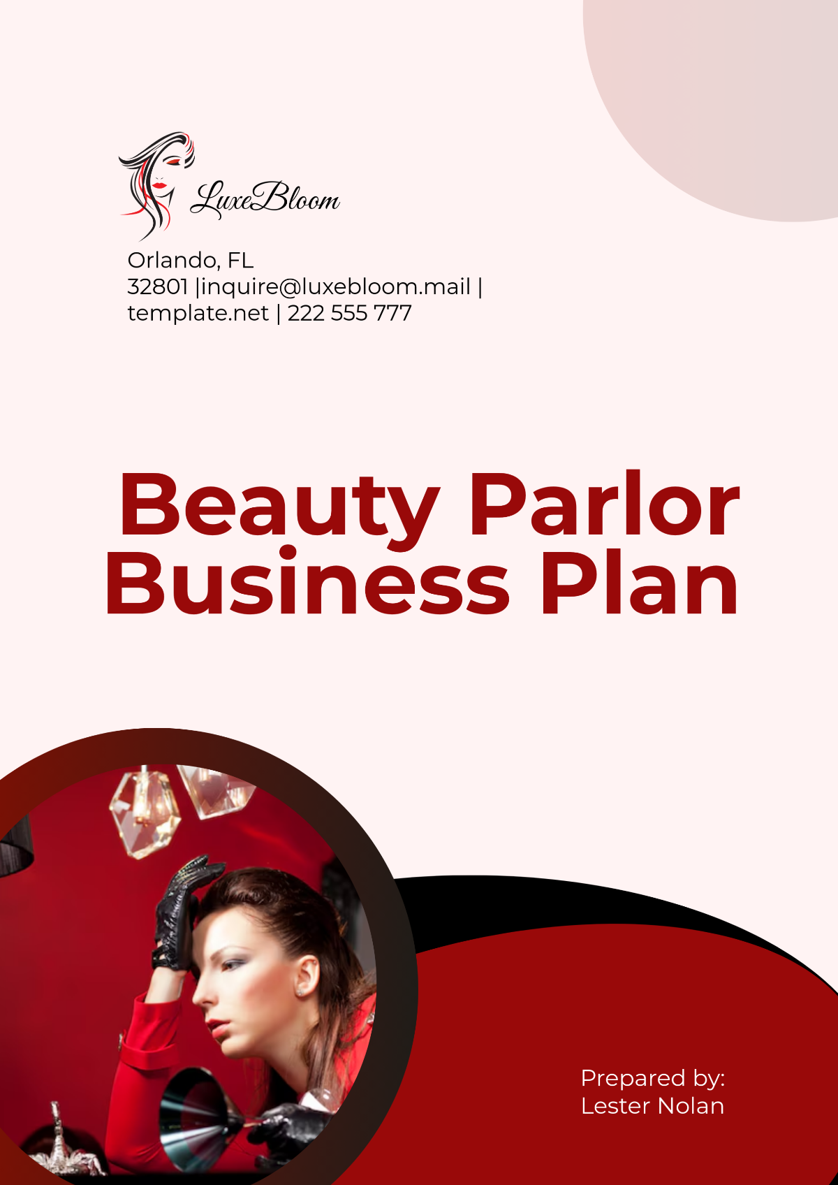 Beauty Parlor Business Plan Template - Edit Online & Download