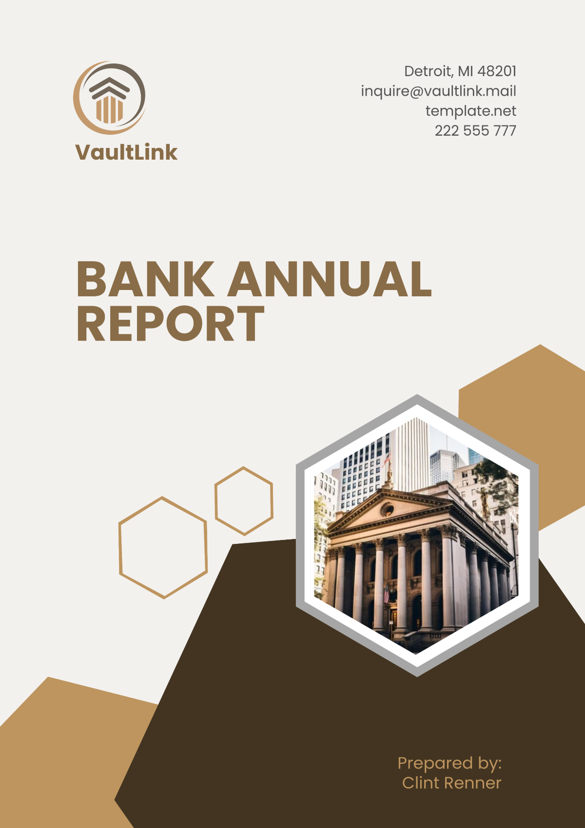 Bank Annual Report Template - Edit Online & Download