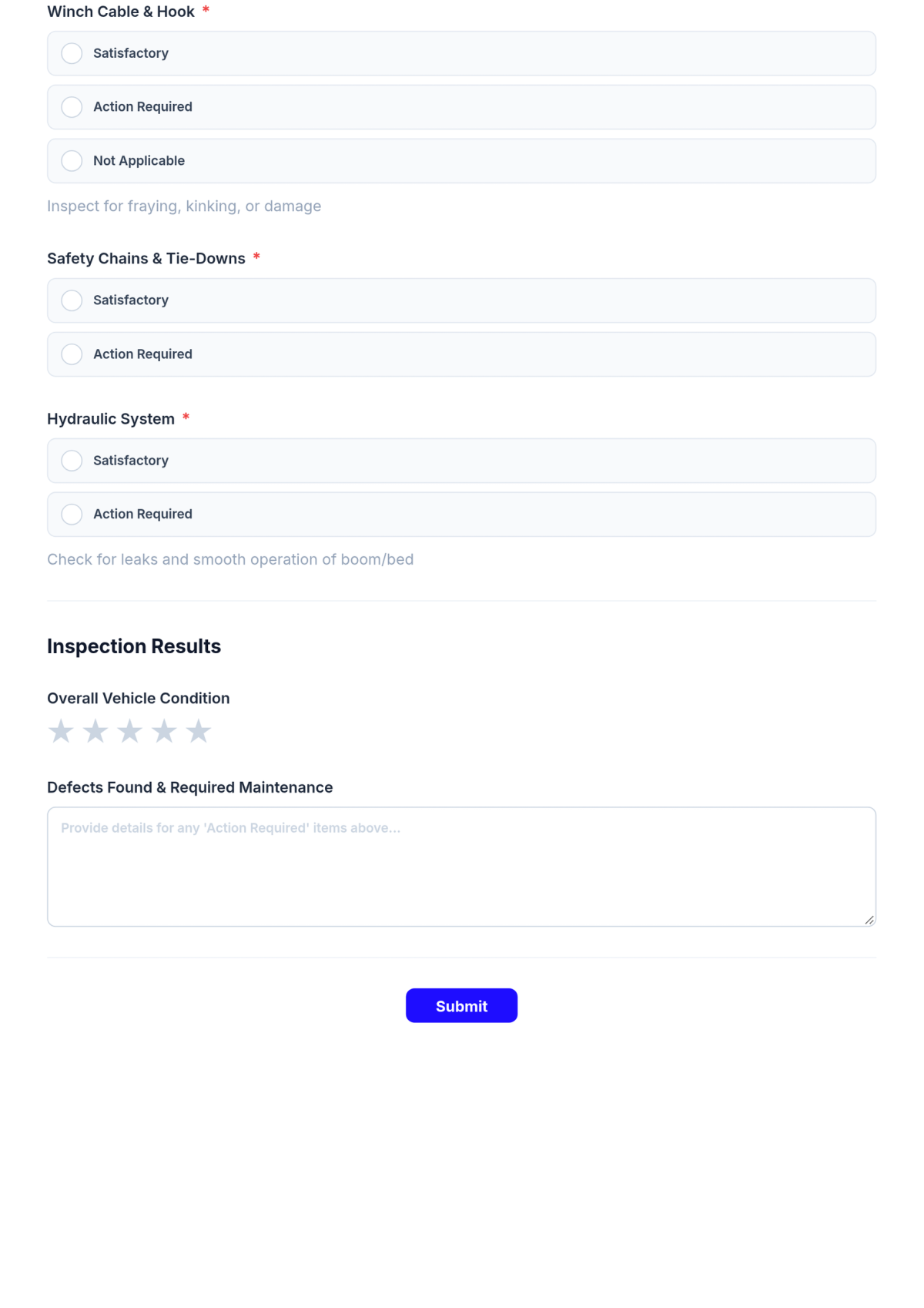 Free Towing Vehicle Inspection Checklist Template & AI Maker Free Towing Vehicle Inspection Checklist Template & AI Maker